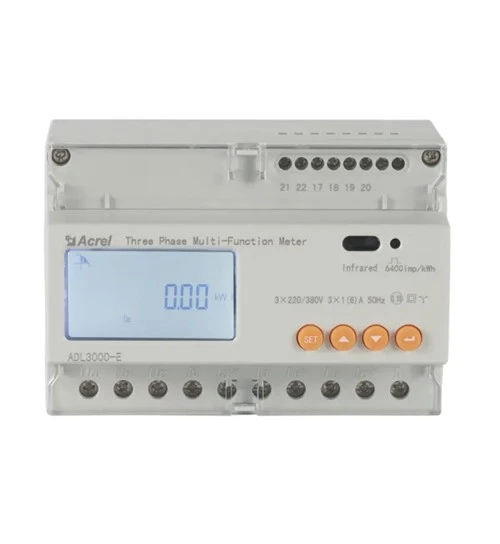 Trojfázový Din Rail Kwh meter