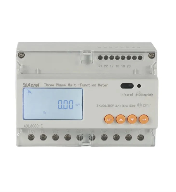 Trojfázový Din Rail Kwh meter